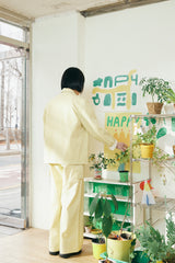 ピグメントカーゴパンツ／イエロー