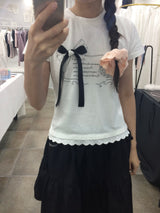 リボンフェンスTシャツ