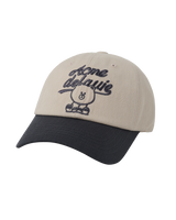 26SS オーセンティック ブラウン ツートン ラインフレンズ ボールキャップ