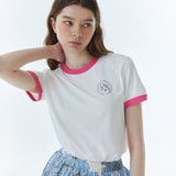 RVSリンガーTシャツ ピンク