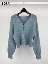 BOKASHI MIX KNITTING CARDIGAN