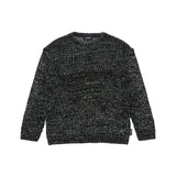 BLACK STAR SEE-THROUGH KNIT