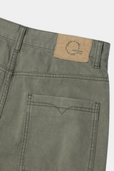 ヴィンテージ ミリタリー カプリ カーゴパンツ(Washed Khaki)