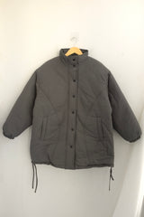 Urban volume round padded jacket