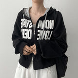 Nova Lettering Hoodie Zip-up (4 colors)