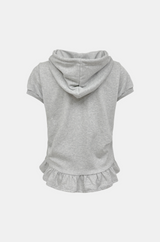 Candy Ruffle Hood Tee