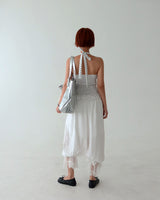 Lace Capri Balloon Wide Pants