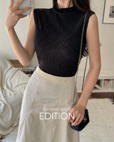 【MADE】Half neck sleeveless