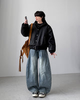Frost Curve Wide Denim