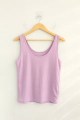 Natural fit color sleeveless