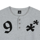 PATCH WAFFLE HENLEY NECK Long sleeves(JTOWHL-0001)