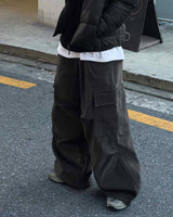 ワークカーゴパンツ 2C ピーチブラッシュワイド