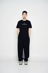 25SS ROUNDING SYMBOL LOGO SHORT SLEEVE T-SHIRT BLACK