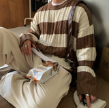  A-ekid Knock Dangara Overfit Knit