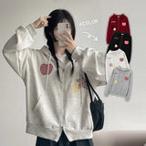 Patch Kich Mood Two-Way Hoodie Zip-up (4 colors)