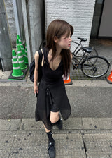 VEIL WRAP SKIRT