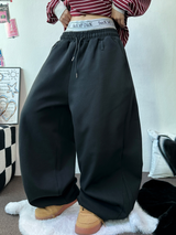 ベルトスナップポイントバルーントレーニングパンツ 🩶🖤🤍3カラー