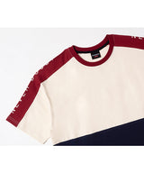 OC トリコロールTシャツ (Burgundy)