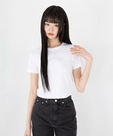 HOT FIX LOGO HALF T-SHIRT [3color]