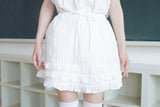 apron フリルスカート
