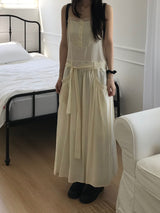 Pintuck Long Dress (2 colors)