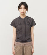 (W) フォックス フーデッド トップ