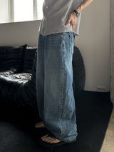 Rael Washed Wide Denim Pants