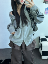 フリースピカブル❤リボンカンカンブーツカットワイド2スタイルパンツ🖤🩶🤎💛5カラー