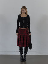 HOOK LONG SLEEVE TOP / BLACK