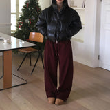 Kinf Corduroy Side Pintuck Two-Way Pants