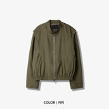 LMN Dot Round Neck Crop Jacket (4 colors)