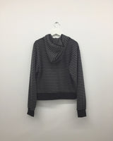メルティングストライプフードジップアップ(3color)