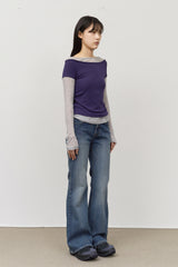 (W) Mu Lowrise Bootscut Denim