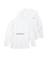 Circle to Clover, Basic Logo Long Sleeve Tee_[White]