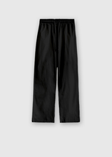 Otter Linen Straight Elastic Waist Pants / 4 colors