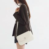 Senoir Flap Cross Bag Small Ivory