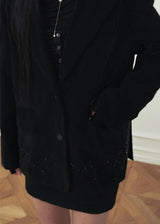 Flower Beaded Classic Jacket