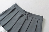 Rovia Lace Pleat Skirt