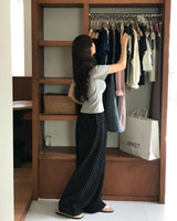 [MADE] Dot, Pintack Wide Pants