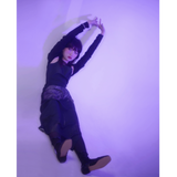 パープルローズドレス