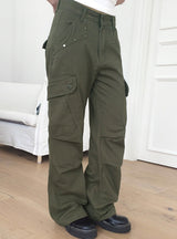 Sobi Stud Cargo Pocket Bootcut Pants