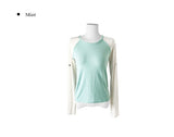 サミ チェック ボタン ラグラン ロールアップ ロングスリーブ Tシャツ