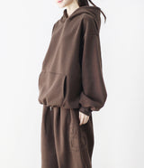 Unisex Diction Embroidered Sheepskin Overhood