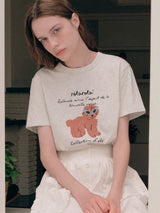 ROLA サングラスパピースタンダードフィットTシャツ メランジグレー