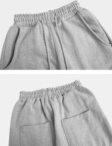 Snap Wide Sweat Pants