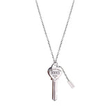 Logo Key Chain Necklace