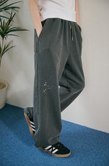 26SS★ Animal Stitch Pigment Sweatpants
