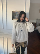 Rook Waist Point Check Long Shirt