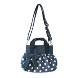 Ribbon dumpling bag_navy