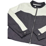 Sonic Color Block Biker Jacket (2 Colors)
